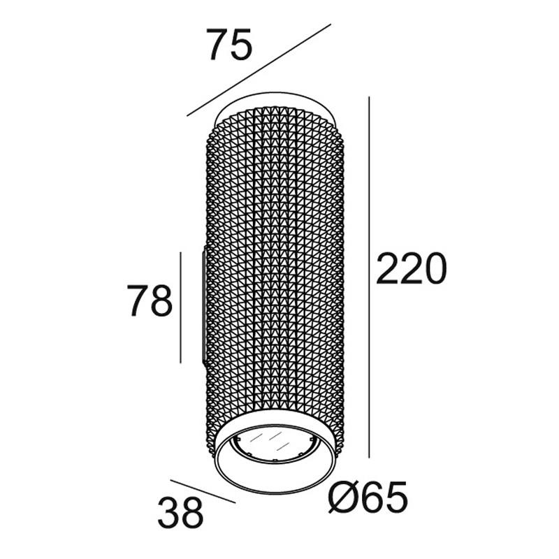 Orbit Punk Hi Wall Light