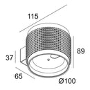Delta Light Orbit Punk LED Wall Light | All Square Lighting