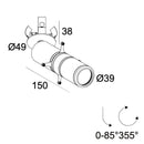 Delta Light Spy 39 Clip Framer Spotlight | All Square Lighting