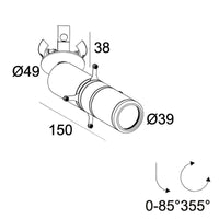 Delta Light Spy 39 Clip Framer Spotlight | All Square Lighting