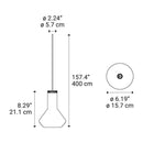 Diesel Living Flask A Pendant Light | All Square Lighting