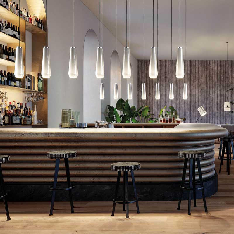Diesel Living Glass Drop Pendant Light | All Square Lighting
