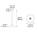 Diesel Living Vinyl Small Pendant Light | All Square Lighting