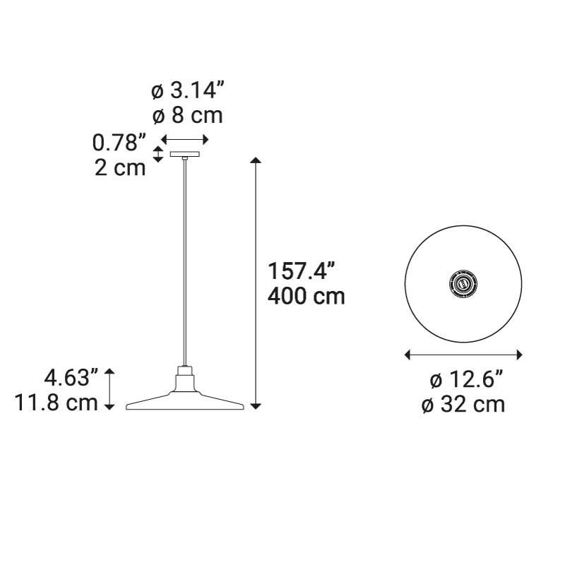 Vinyl Small Pendant Light