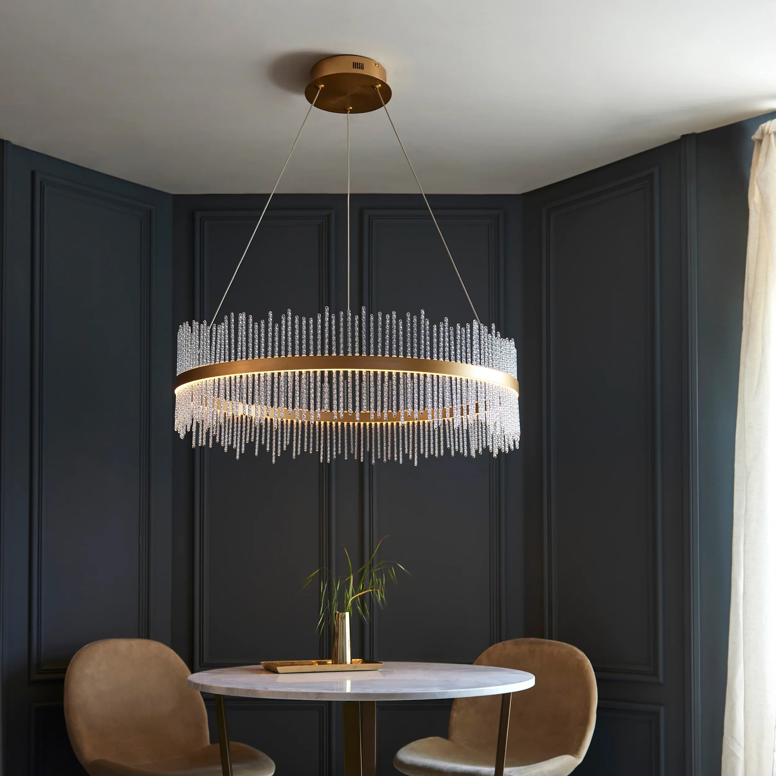 Cascade Grande Round Pendant Light