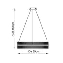 Cascade Grande Round Pendant Light
