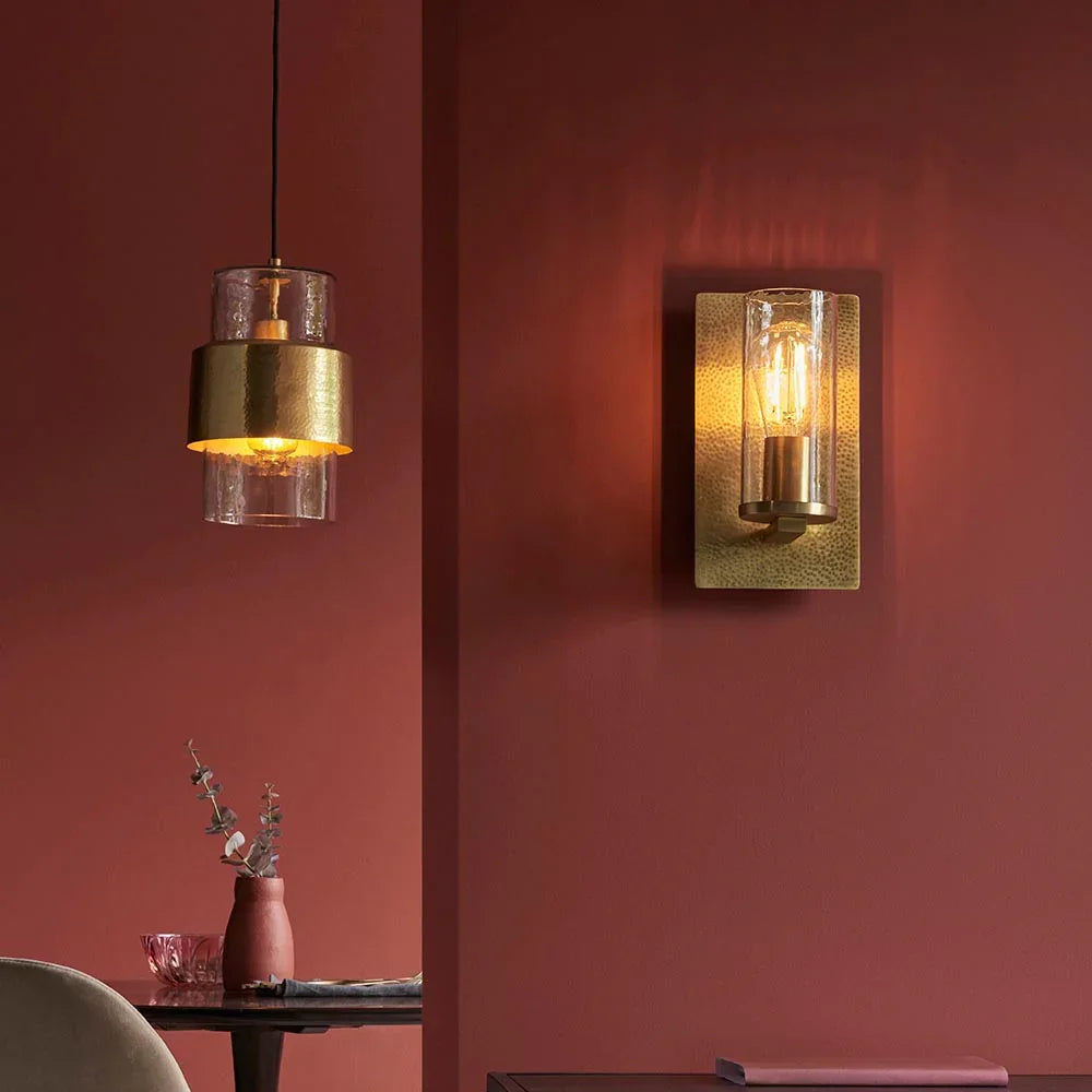 Helix Textured Wall Light