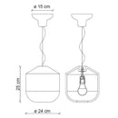 Ferroluce Ballota C2540 Pendant Light | All Square Lighting