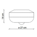 Ferroluce Bellota C2542 Wall Light | All Square Lighting