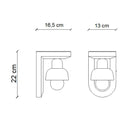 Ferroluce Berimbau C2600 Wall Light | All Square Lighting