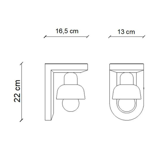 Berimbau C2600 Wall Light