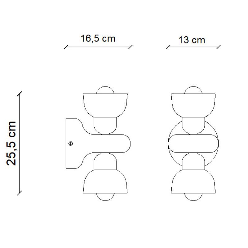 Berimbau C2601 Wall Light