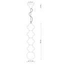 Ferroluce Copacabana C2685 Pendant Light | All Square Lighting