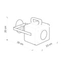 Ferroluce Industrial C1651 Wall Light | All Square Lighting