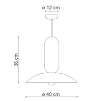 Ferroluce Pau C2630 Pendant Light | All Square Lighting