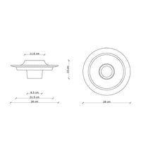 Ferroluce Voila C2775 Wall Light | All Square Lighting