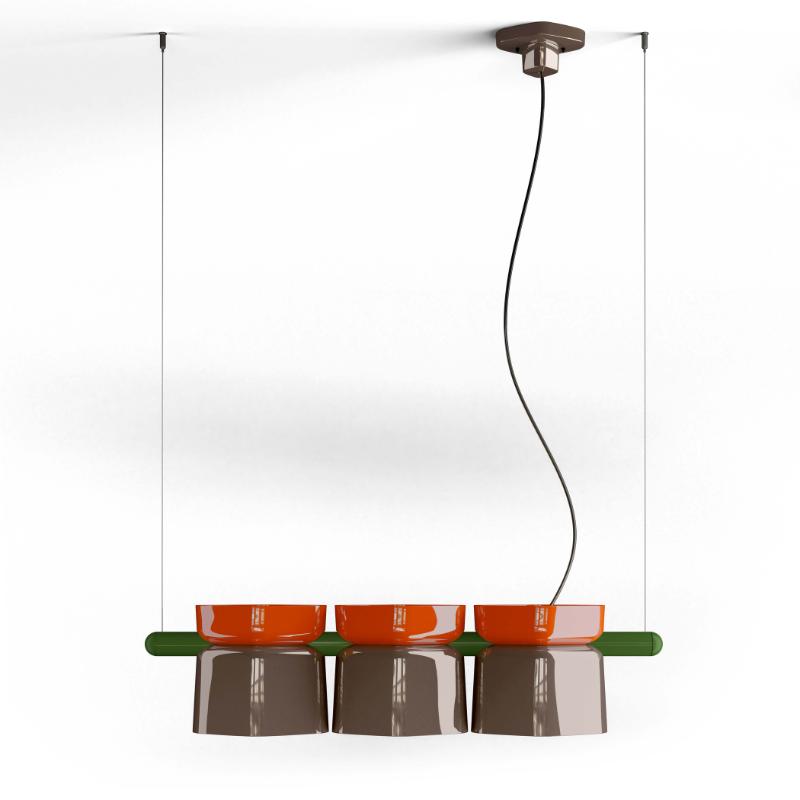 Ferroluce Yakitori C2790 Pendant Light | All Square Lighting