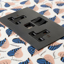 Forbes & Lomax F&L Antique Bronze Switches & Sockets | All Square Lighting