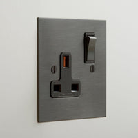 Forbes & Lomax F&L Antique Bronze Switches & Sockets | All Square Lighting