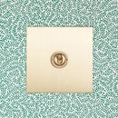 Forbes & Lomax F&L Brushed Brass Switches & Sockets | All Square Lighting
