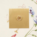 Forbes & Lomax F&L Brushed Brass Switches & Sockets | All Square Lighting