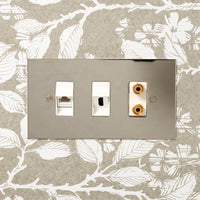 Forbes & Lomax F&L Nickel Silver Switches & Sockets | All Square Lighting