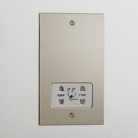 Forbes & Lomax F&L Nickel Silver Switches & Sockets | All Square Lighting