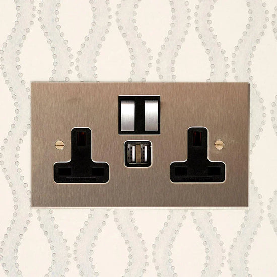 F&L Stainless Steel Switches & Sockets