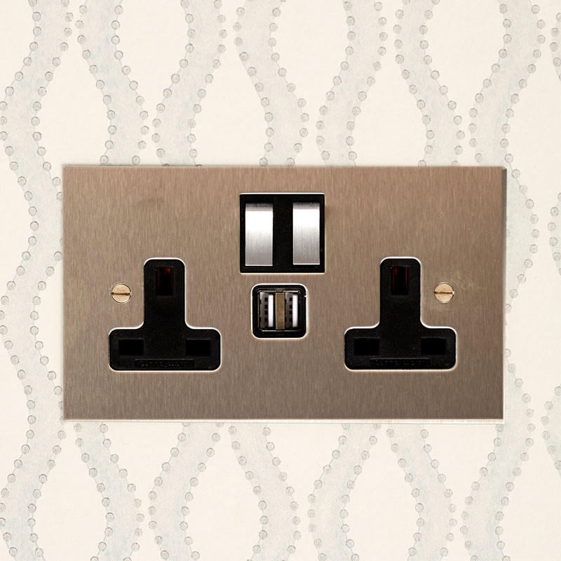 F&L Stainless Steel Switches & Sockets