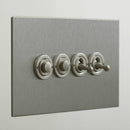 Forbes & Lomax F&L Stainless Steel Switches & Sockets | All Square Lighting