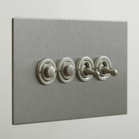 Forbes & Lomax F&L Stainless Steel Switches & Sockets | All Square Lighting