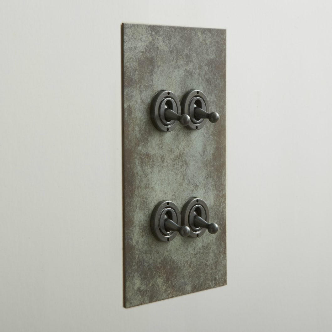 Forbes & Lomax F&L Verdigris Switches & Sockets | All Square Lighting