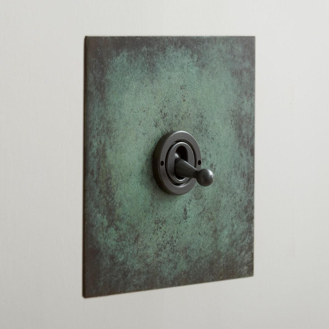 Forbes & Lomax F&L Verdigris Switches & Sockets | All Square Lighting