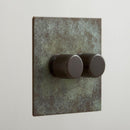 Forbes & Lomax F&L Verdigris Switches & Sockets | All Square Lighting