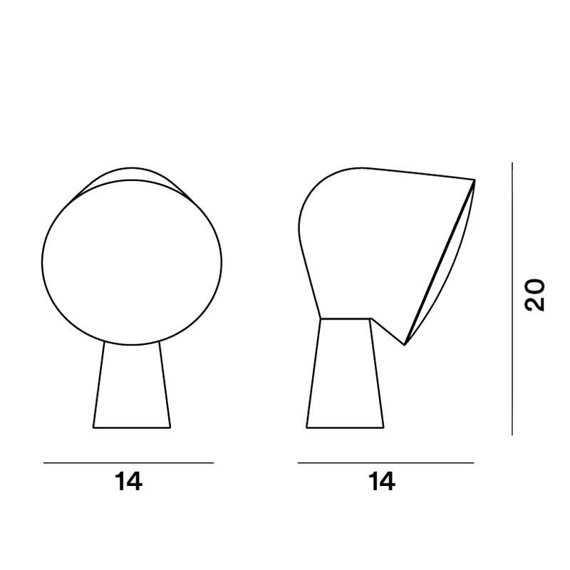 Foscarini Binc Table Lamp | All Square Lighting
