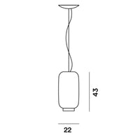 Foscarini Chouchin Bianco 2 Pendant Light | All Square Lighting