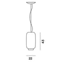Foscarini Chouchin Reverse 2 Pendant Light | All Square Lighting