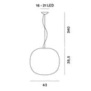 Foscarini Gem LED Pendant Light | All Square Lighting