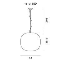 Foscarini Gem LED Pendant Light | All Square Lighting