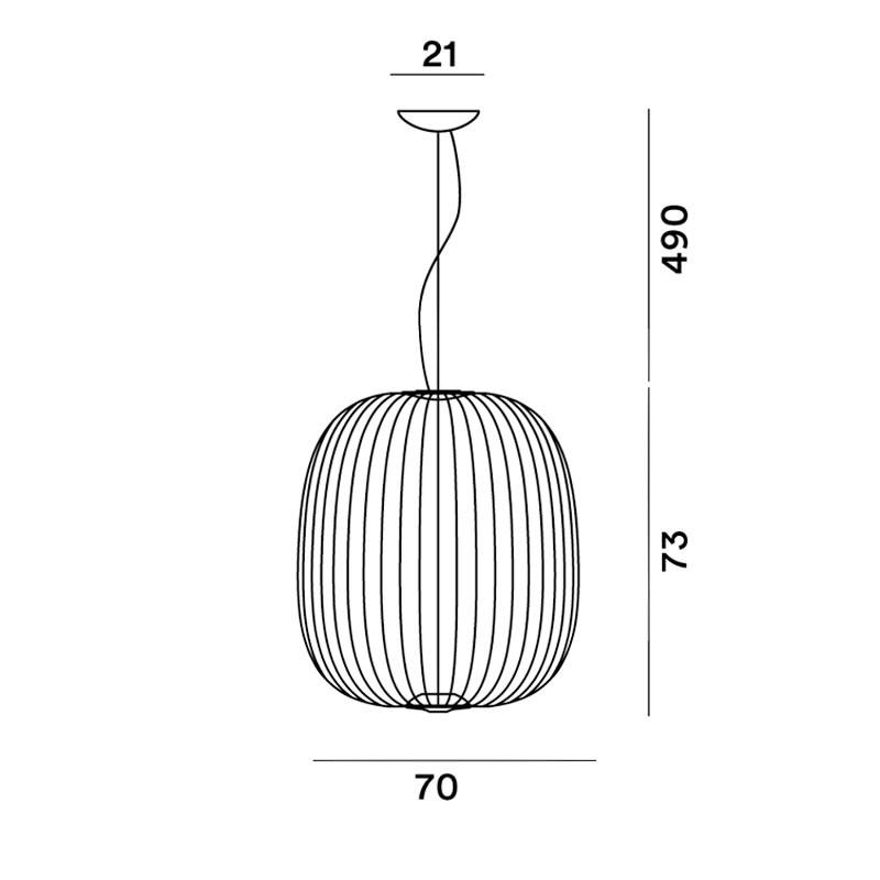 Spokes 2 Large Pendant Light