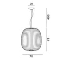Foscarini Spokes 2 Large Pendant Light | All Square Lighting