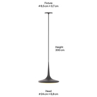 Grau Faling Leaf Recessed Pendant Light | All Square Lighting