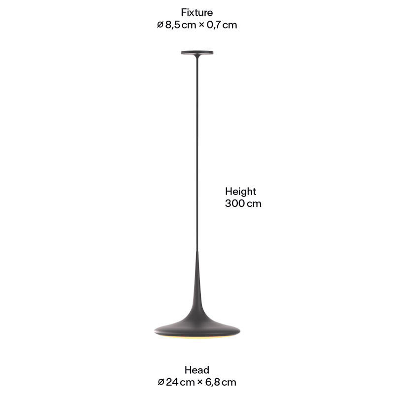 Grau Faling Leaf Recessed Pendant Light | All Square Lighting