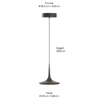 Grau Faling Leaf Surface Pendant Light | All Square Lighting
