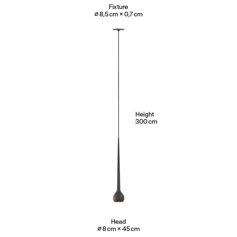Grau Falling Sun Recessed Pendant Light | All Square Lighting