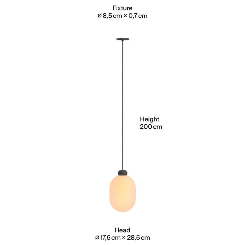 Grau Sun Recessed Pendant Light | All Square Lighting