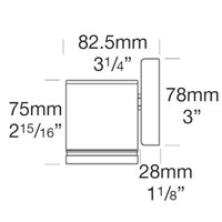 Hunza Down Lite GU10 Wall Light | All Square Lighting