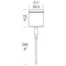 Hunza Spike Spot Adjustable GU10 Spike Light | All Square Lighting