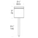 Hunza Spike Spot GU10 Spike Light | All Square Lighting