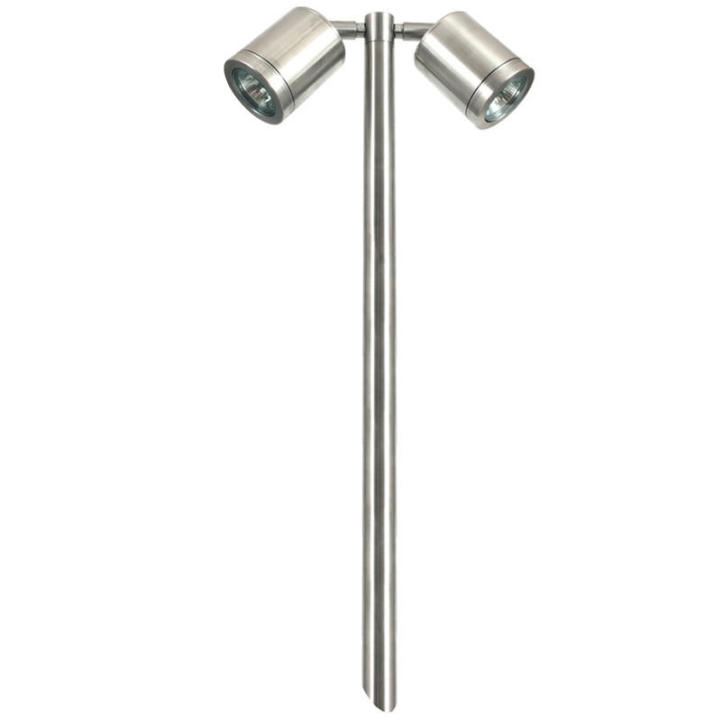 Hunza Twin Pole Lite GU10 Spike Light | All Square Lighting